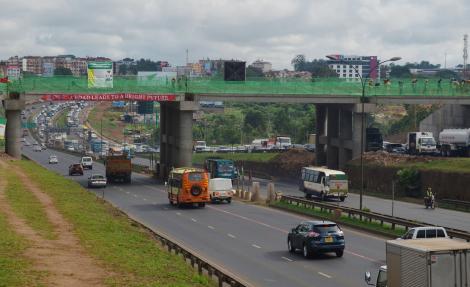 A section of the Thika Superhighway in Nairobi